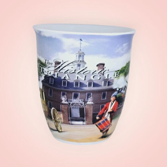 Historic Triangle Williamsburg Jamestown Yorktown Coffee Tea Mugs Vtg - Picture 3 of 9